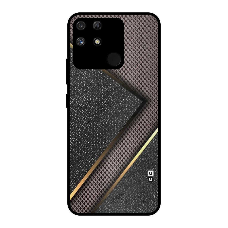 Rugged Polka Design Metal Back Case for Realme Narzo 50A
