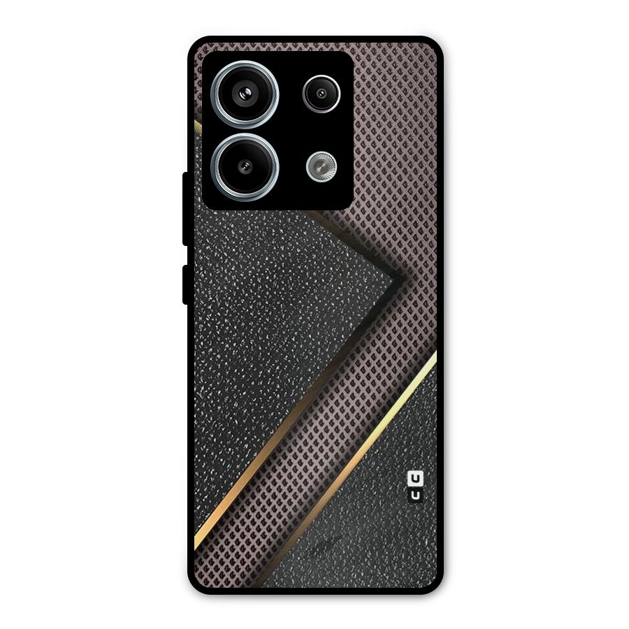 Rugged Polka Design Metal Back Case for Redmi Note 13 Pro 5G