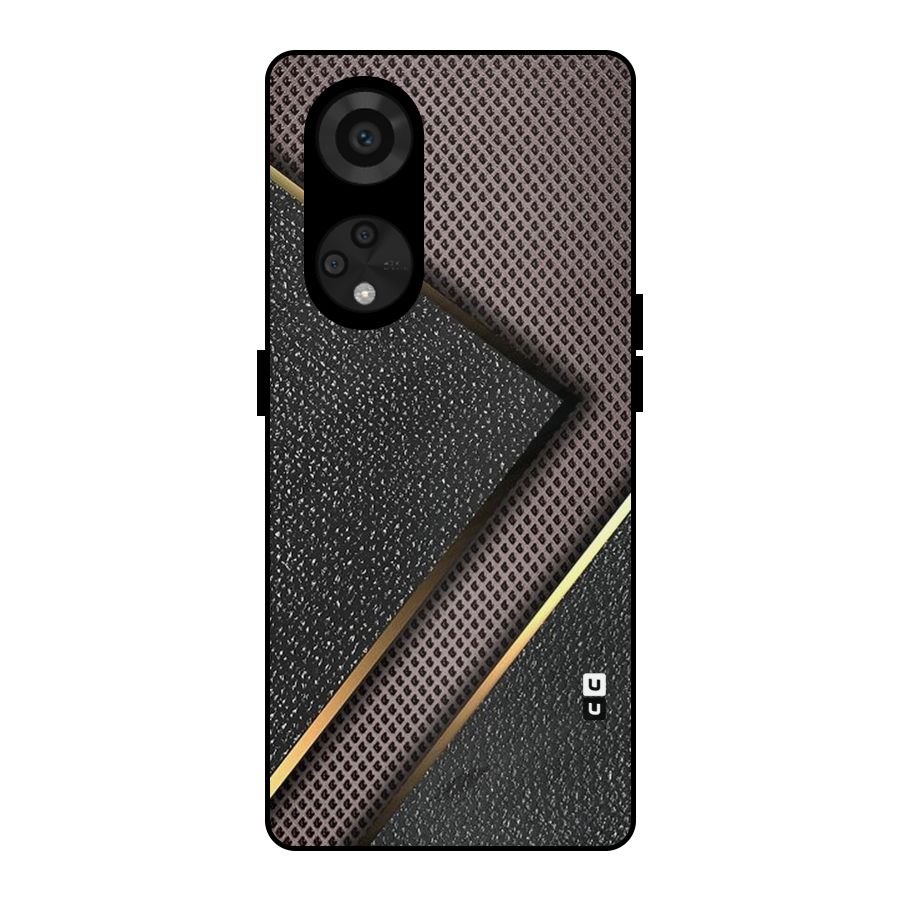 Rugged Polka Design Metal Back Case for Reno8 T 5G