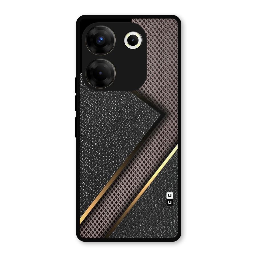 Rugged Polka Design Metal Back Case for Tecno Camon 20