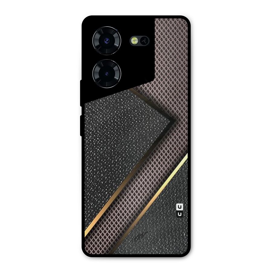 Rugged Polka Design Metal Back Case for Tecno Pova 5 Pro 5G