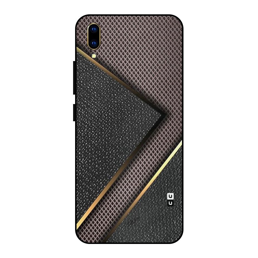 Rugged Polka Design Metal Back Case for Vivo V11 Pro