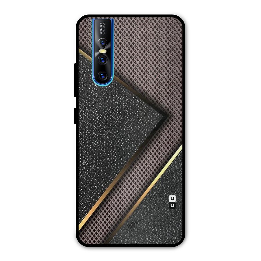 Rugged Polka Design Metal Back Case for Vivo V15 Pro