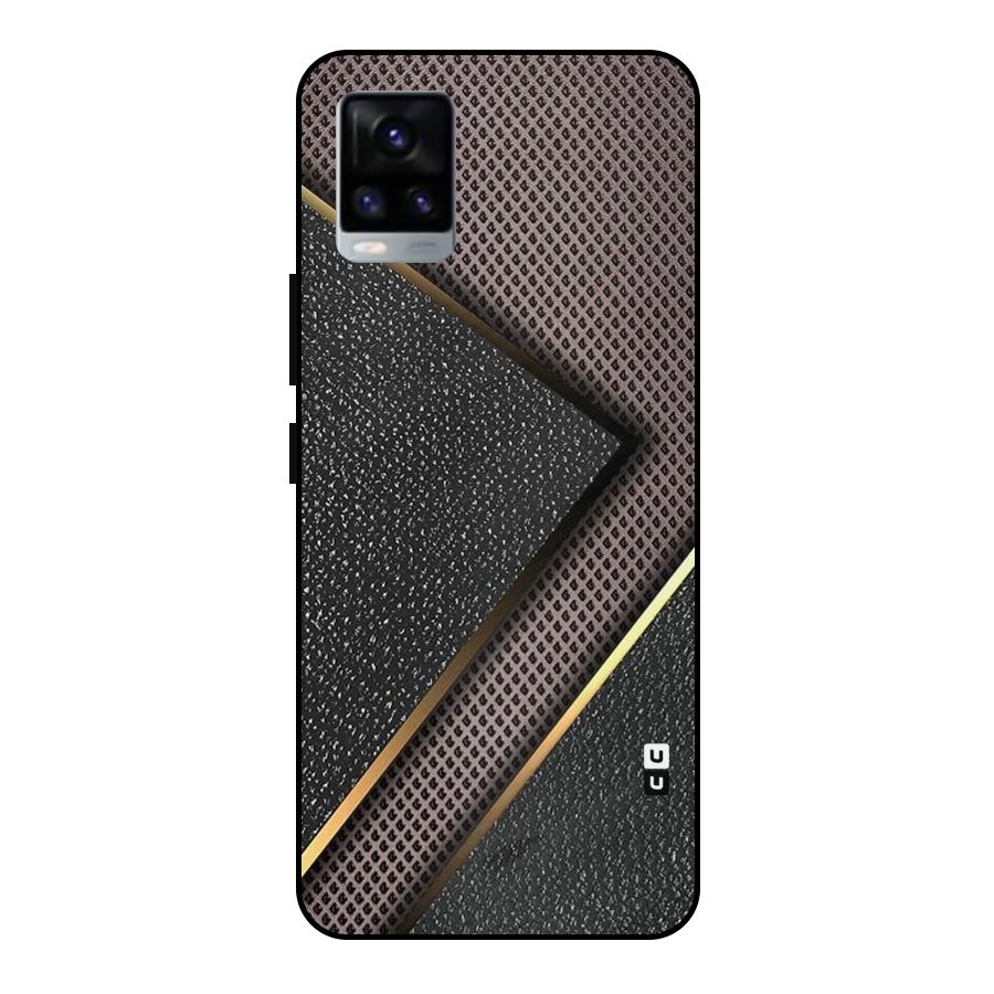 Rugged Polka Design Metal Back Case for Vivo V20