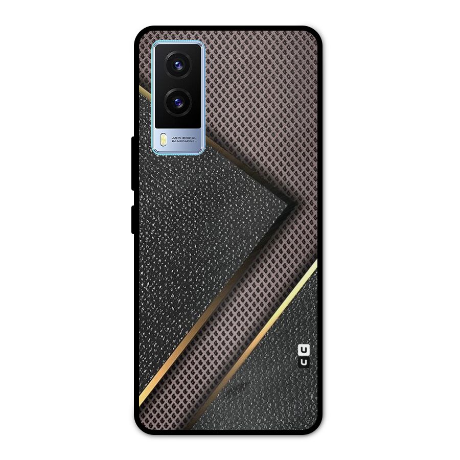 Rugged Polka Design Metal Back Case for Vivo V21e 5G