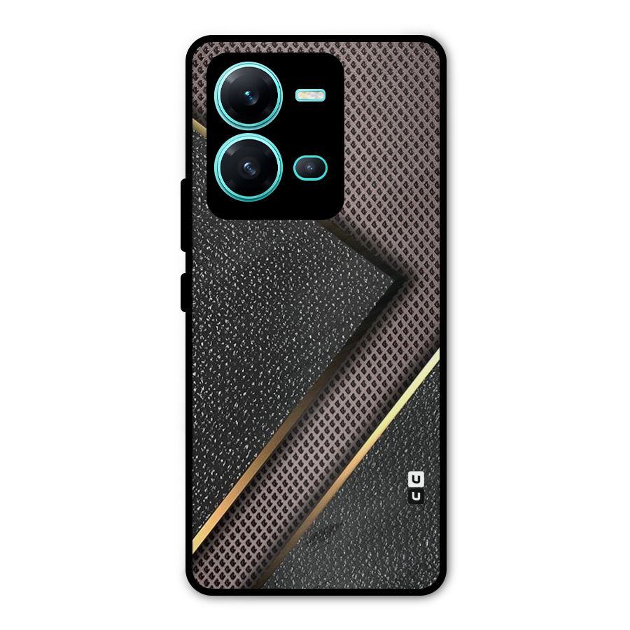 Rugged Polka Design Metal Back Case for Vivo V25