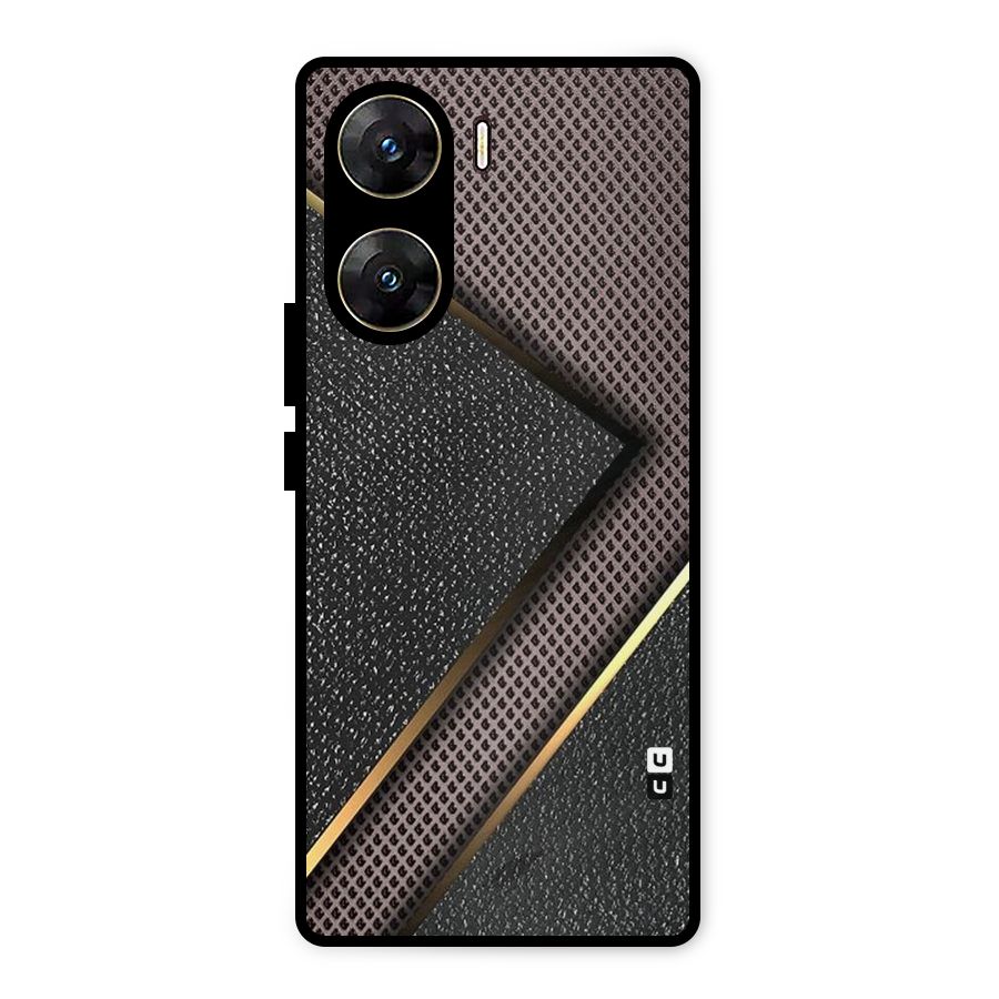 Rugged Polka Design Metal Back Case for Vivo V29e