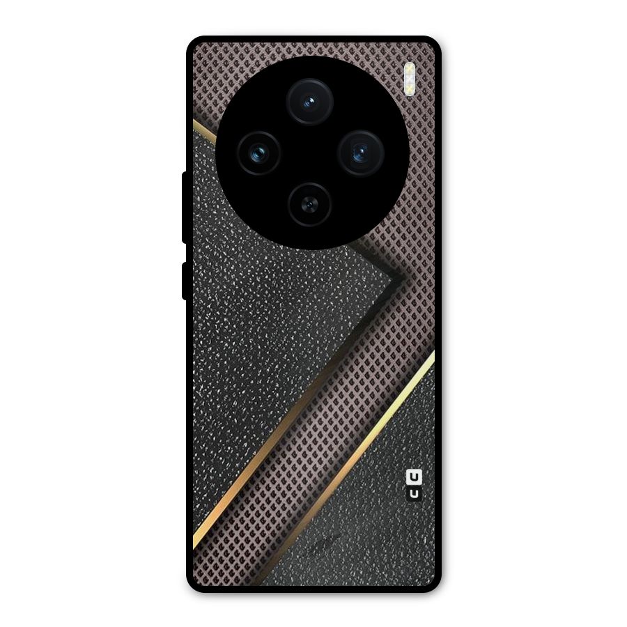 Rugged Polka Design Metal Back Case for Vivo X100