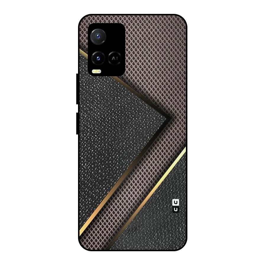 Rugged Polka Design Metal Back Case for Vivo Y21T