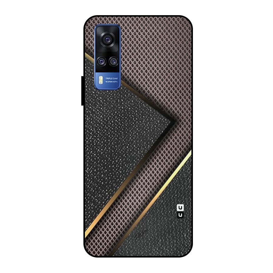 Rugged Polka Design Metal Back Case for Vivo Y51