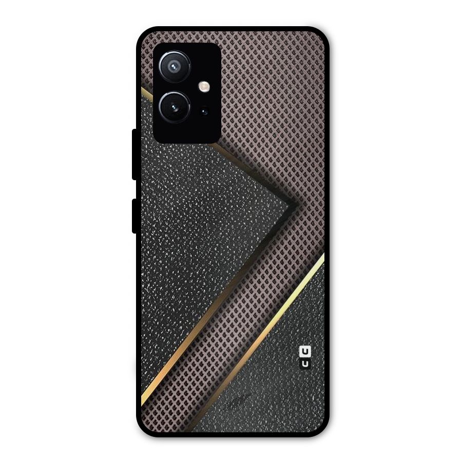 Rugged Polka Design Metal Back Case for Vivo Y75 5G
