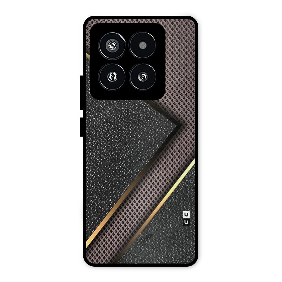Rugged Polka Design Metal Back Case for Xiaomi 14 Pro