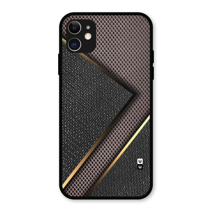 Rugged Polka Design Metal Back Case for iPhone 11