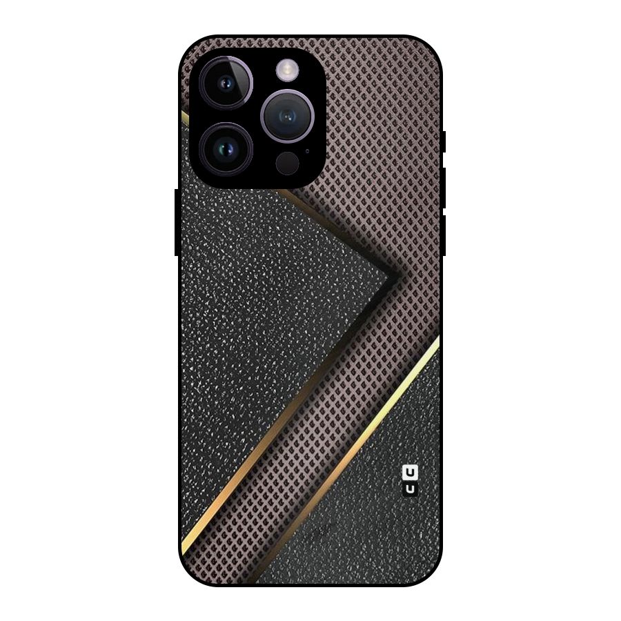 Rugged Polka Design Metal Back Case for iPhone 14 Pro Max