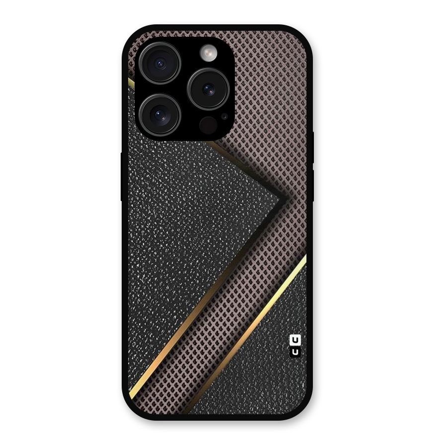 Rugged Polka Design Metal Back Case for iPhone 15 Pro