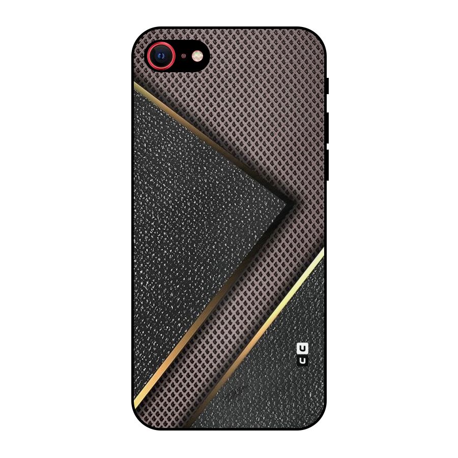 Rugged Polka Design Metal Back Case for iPhone 7