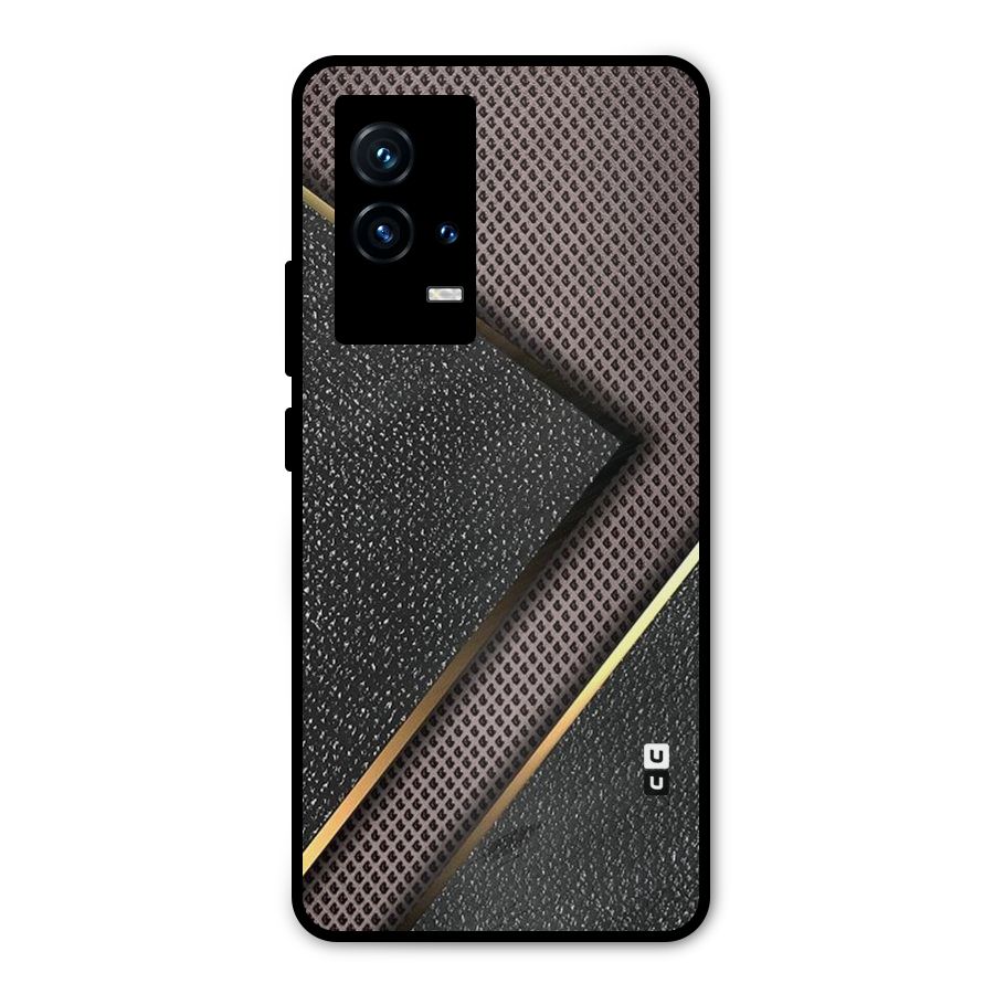 Rugged Polka Design Metal Back Case for iQOO 9 5G