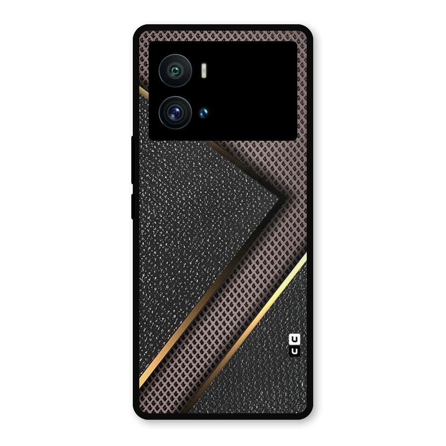 Rugged Polka Design Metal Back Case for iQOO 9 Pro