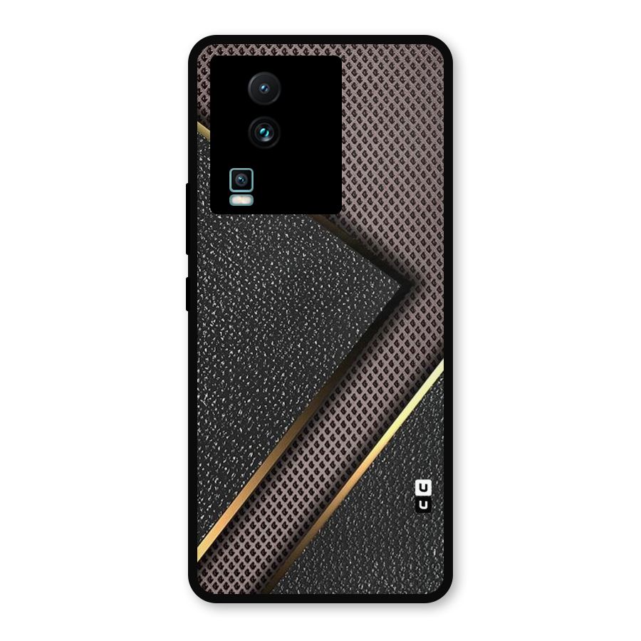 Rugged Polka Design Metal Back Case for iQOO Neo 7 Pro