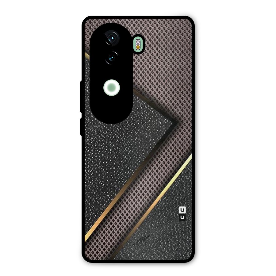Rugged Polka Design Metal Back Case for iQOO Z9s