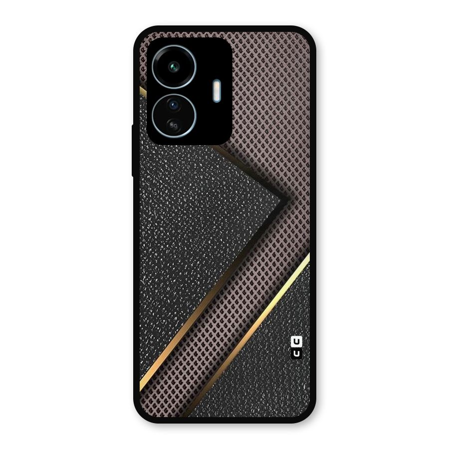 Rugged Polka Design Metal Back Case for vivo iQOO Z6 Lite 5G