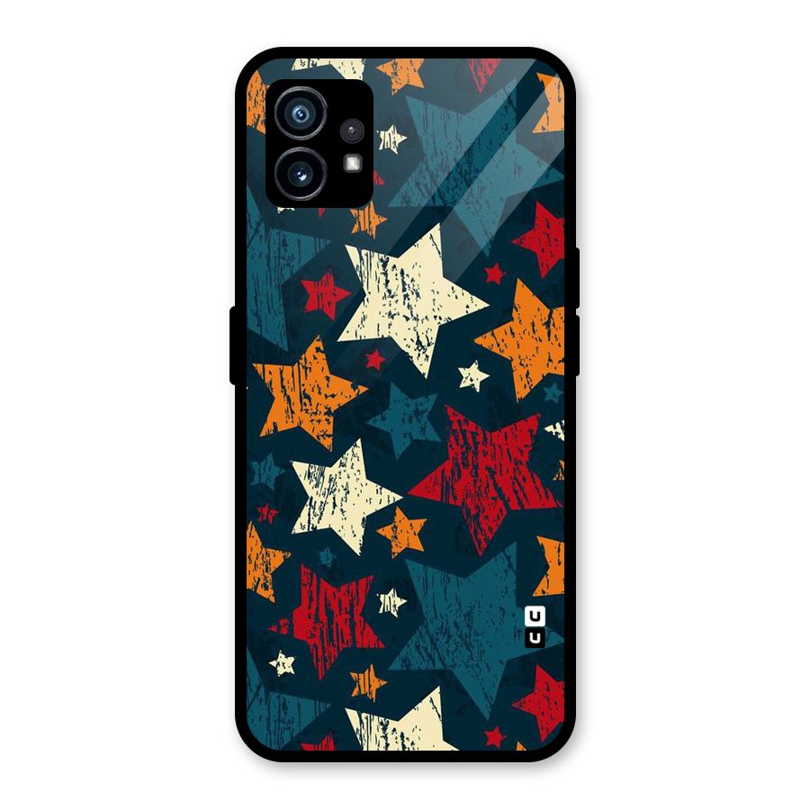 Rugged Star Design Glass Back Case for Nothing Phone 1
