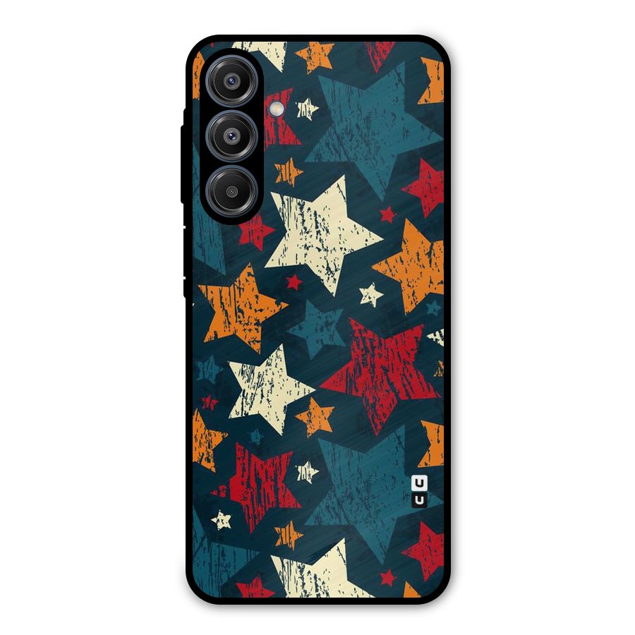 Rugged Star Design Metal Back Case for Galaxy A16 5G