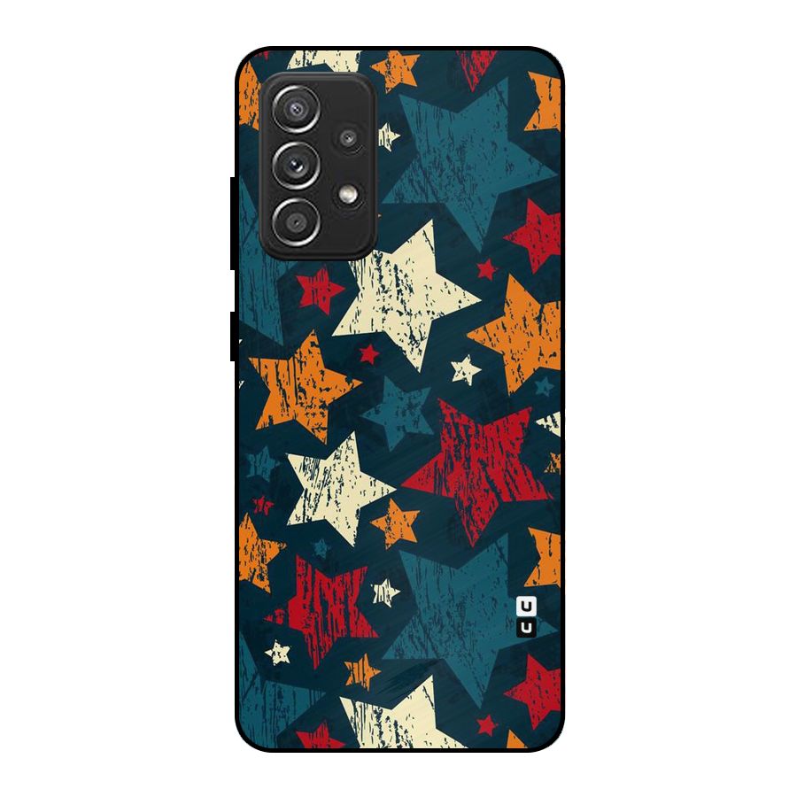 Rugged Star Design Metal Back Case for Galaxy A52s 5G