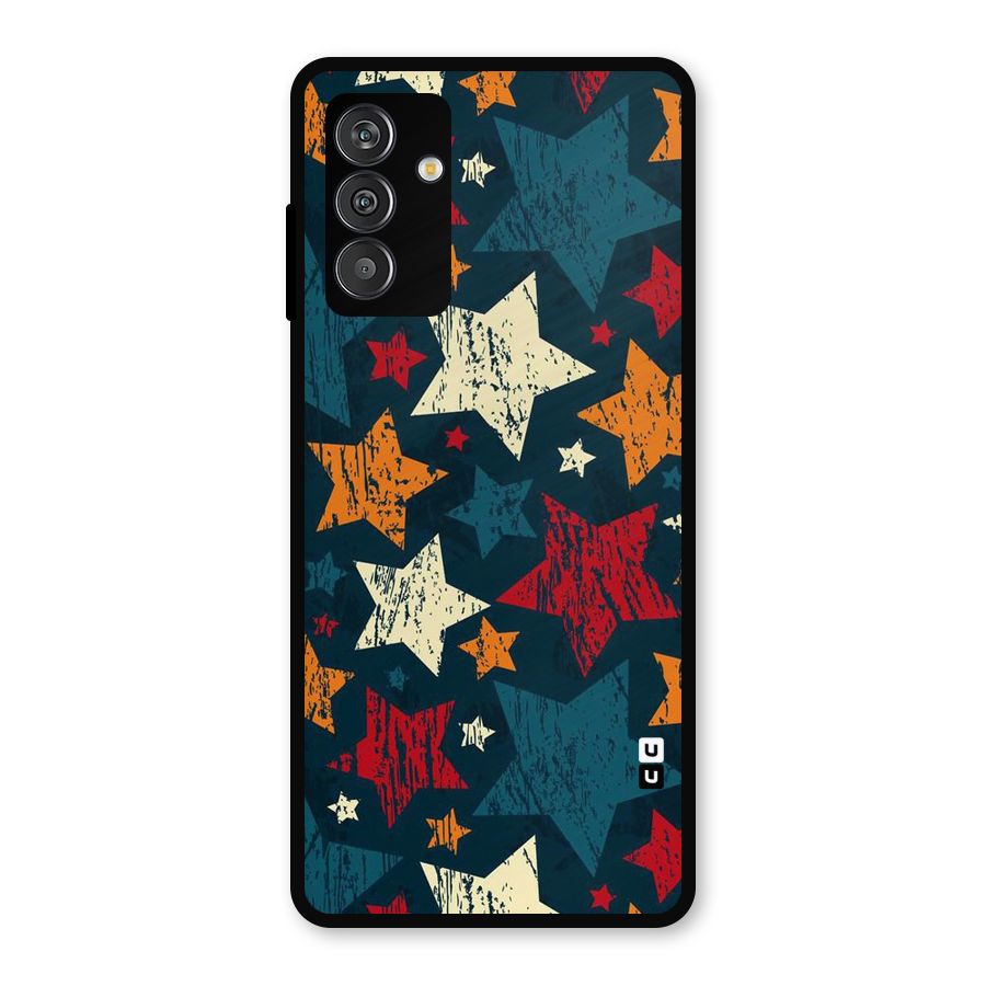 Rugged Star Design Metal Back Case for Galaxy F13