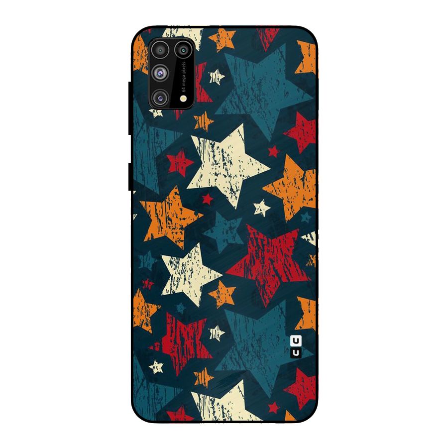 Rugged Star Design Metal Back Case for Galaxy F41