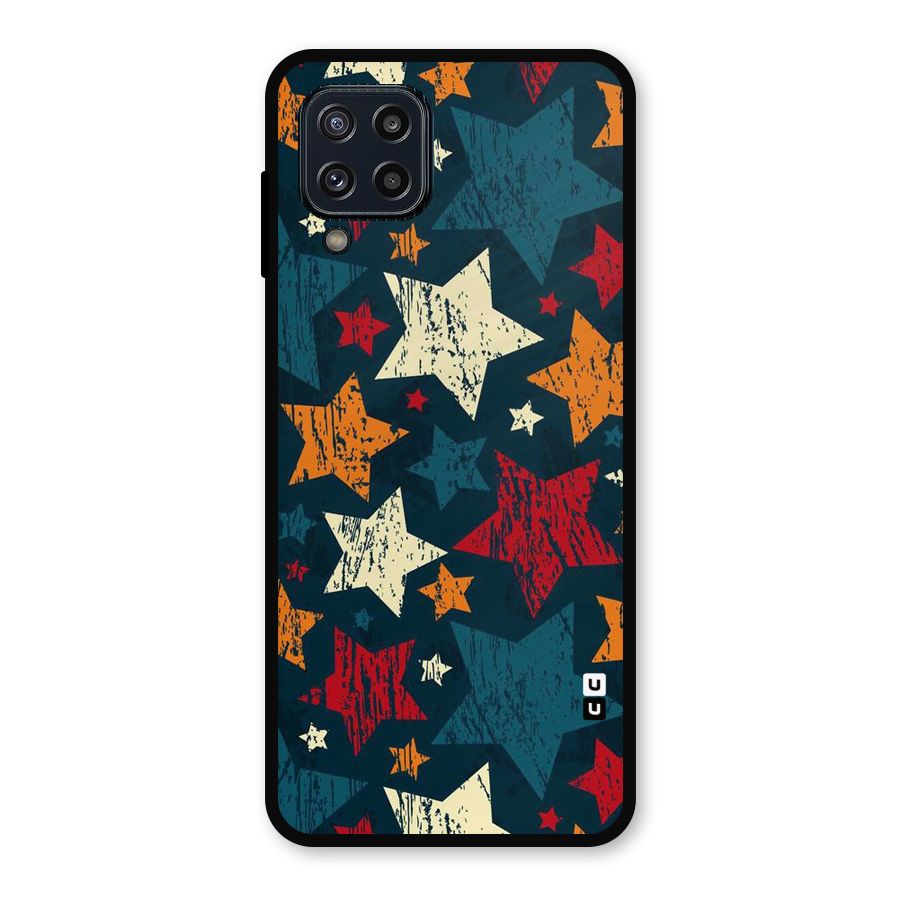 Rugged Star Design Metal Back Case for Galaxy M32