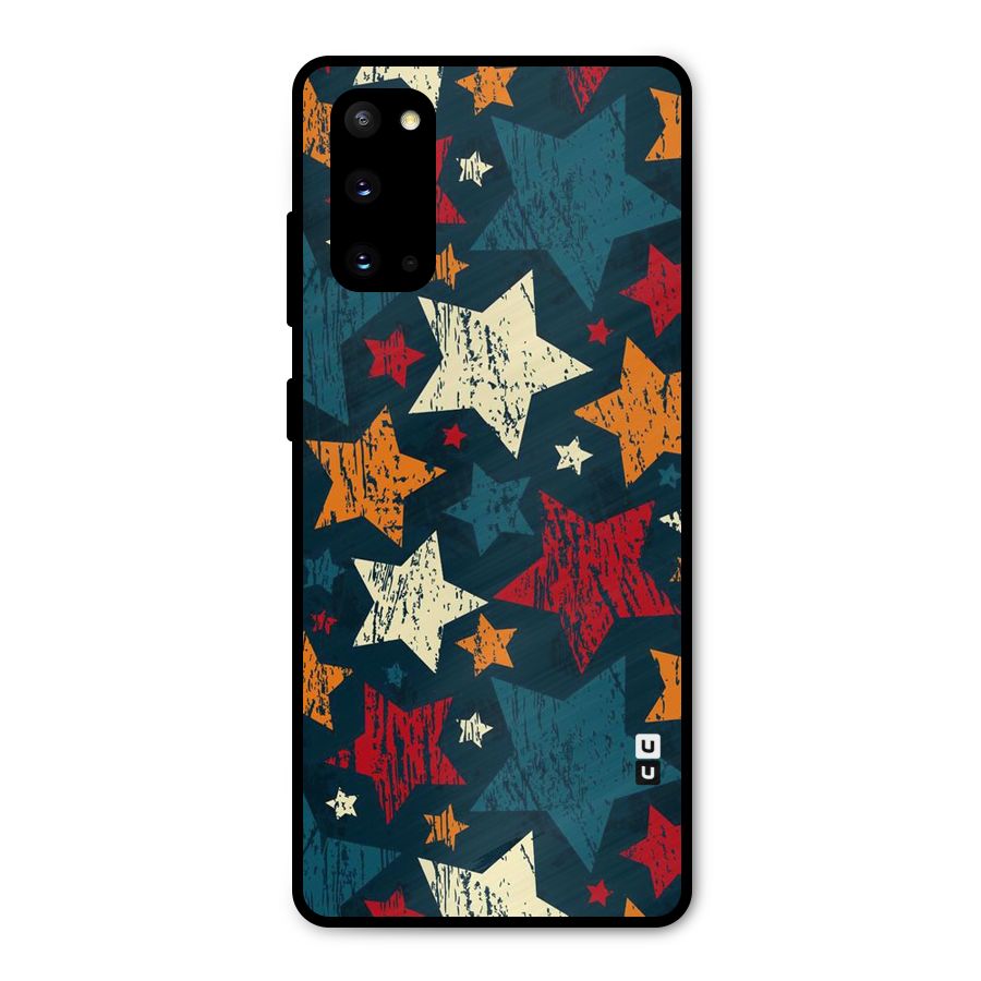Rugged Star Design Metal Back Case for Galaxy S20