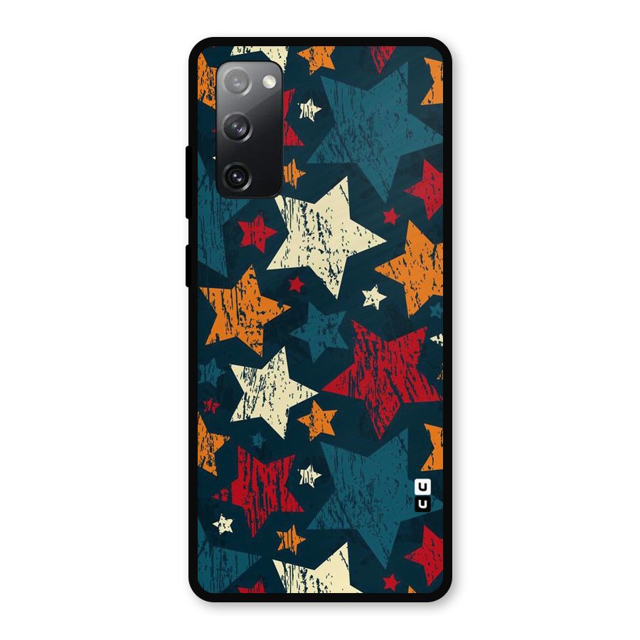Rugged Star Design Metal Back Case for Galaxy S20 FE 5G