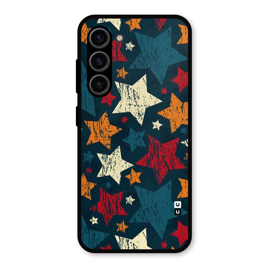 Rugged Star Design Metal Back Case for Galaxy S23