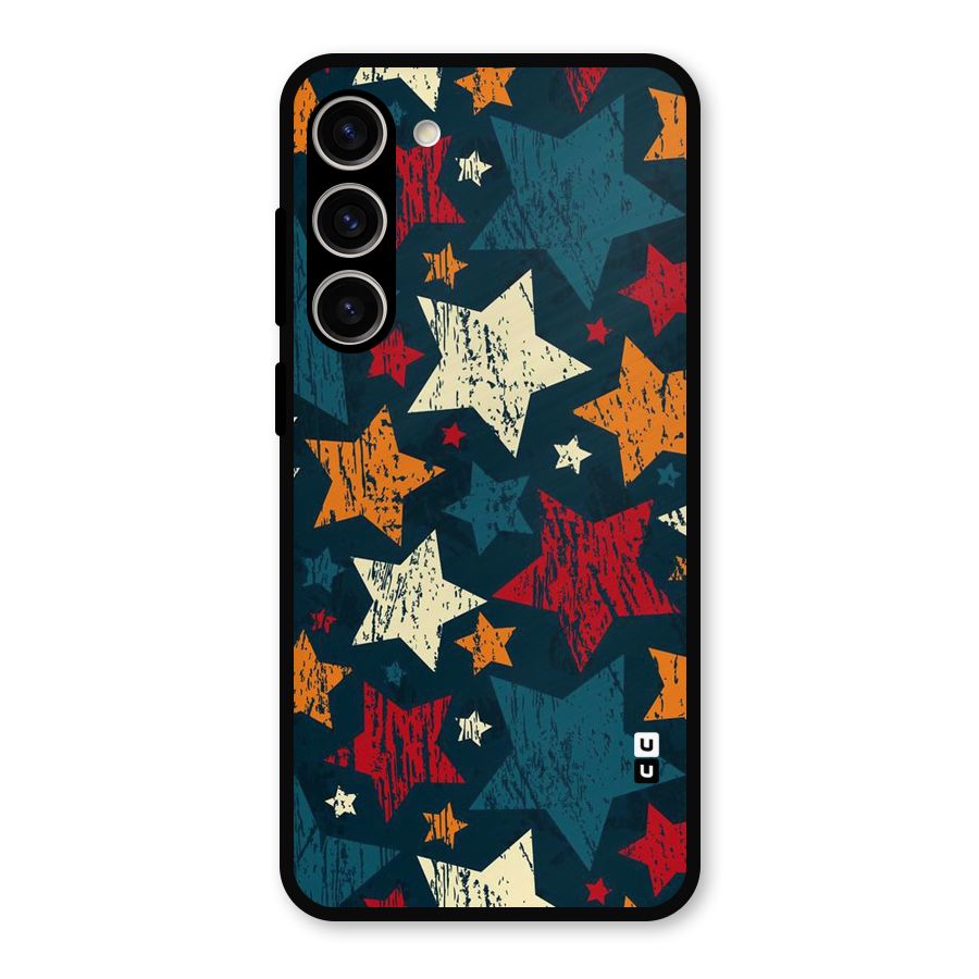 Rugged Star Design Metal Back Case for Galaxy S23 Plus