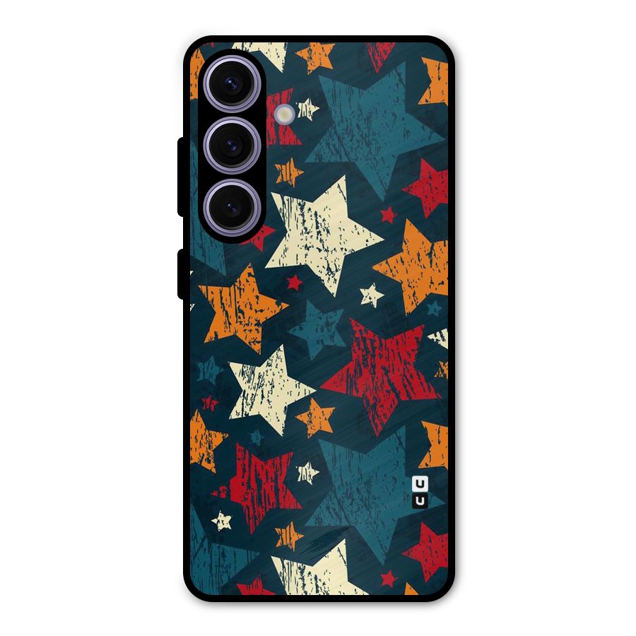 Rugged Star Design Metal Back Case for Galaxy S24