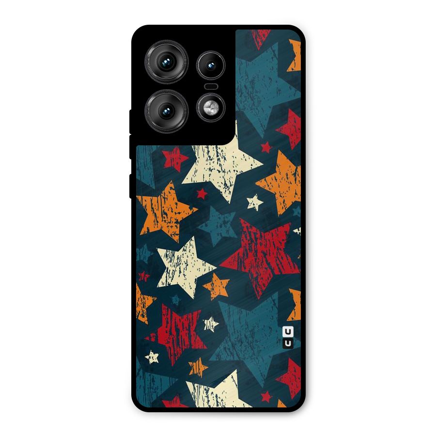 Rugged Star Design Metal Back Case for Motorola Edge 50 Pro