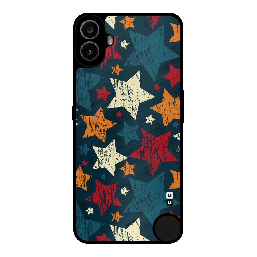 Rugged Star Design Metal Back Case for Nothing CMF Phone 1
