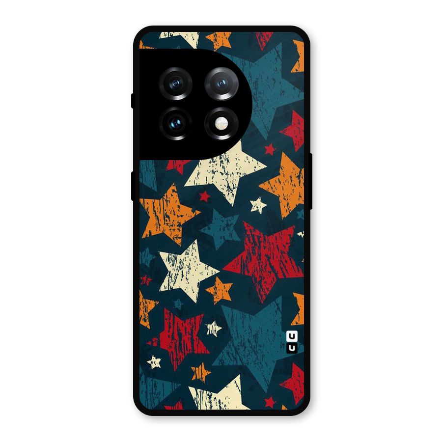 Rugged Star Design Metal Back Case for OnePlus 11
