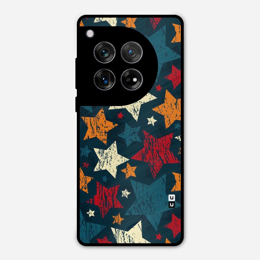Rugged Star Design Metal Back Case for OnePlus 12