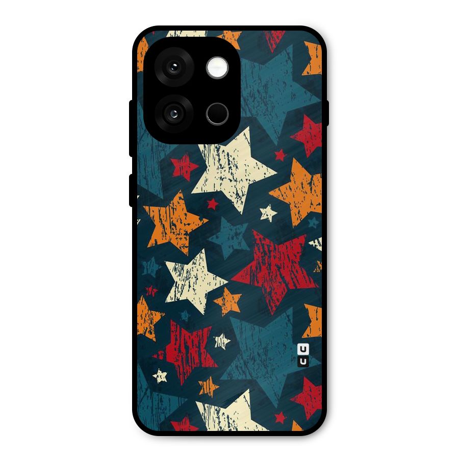 Rugged Star Design Metal Back Case for OnePlus 13s