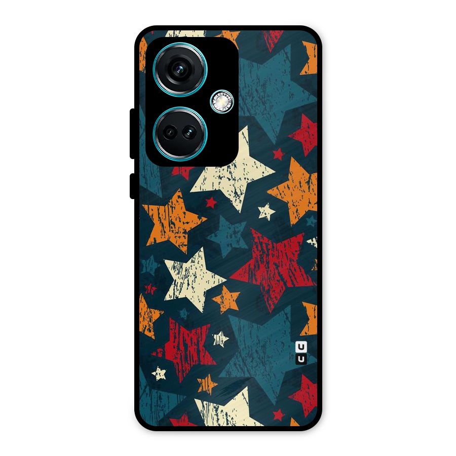 Rugged Star Design Metal Back Case for OnePlus Nord CE 3 5G