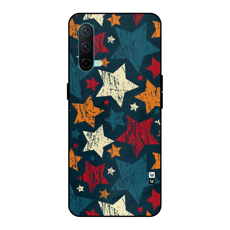 Rugged Star Design Metal Back Case for OnePlus Nord CE 5G