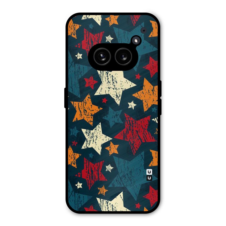 Rugged Star Design Metal Back Case for Nothing Phone 2a