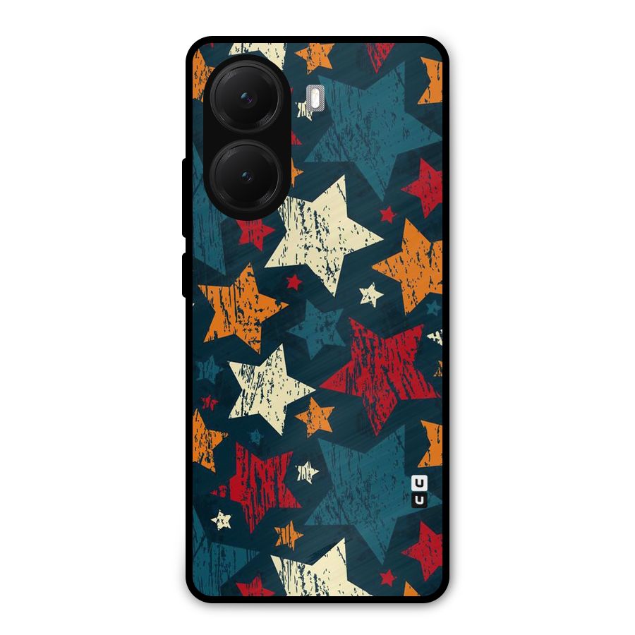 Rugged Star Design Metal Back Case for Poco X7 Pro