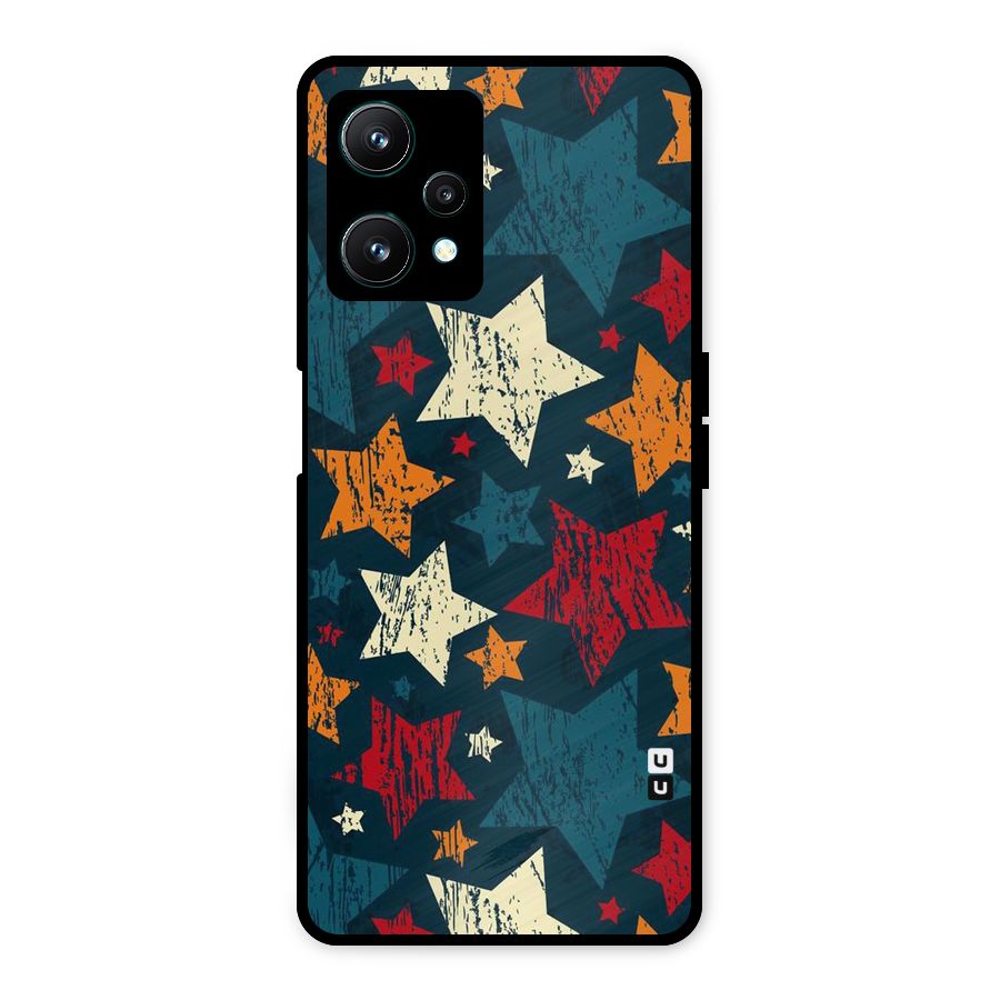 Rugged Star Design Metal Back Case for Realme 9 Pro 5G
