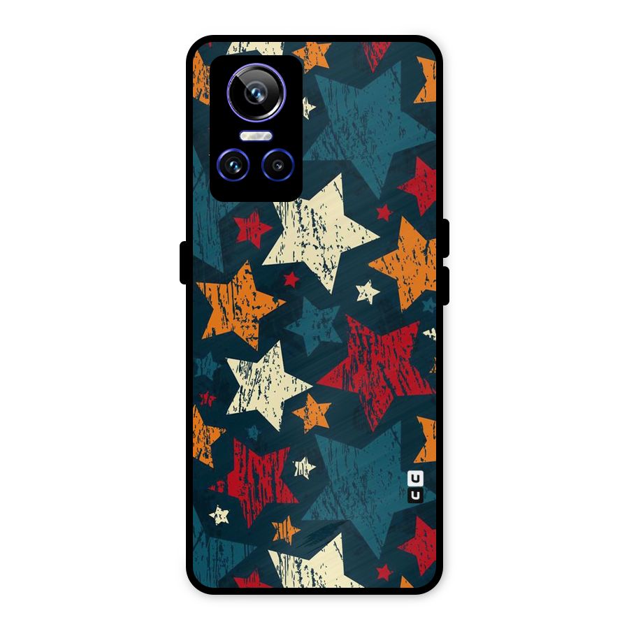 Rugged Star Design Metal Back Case for Realme GT Neo 3