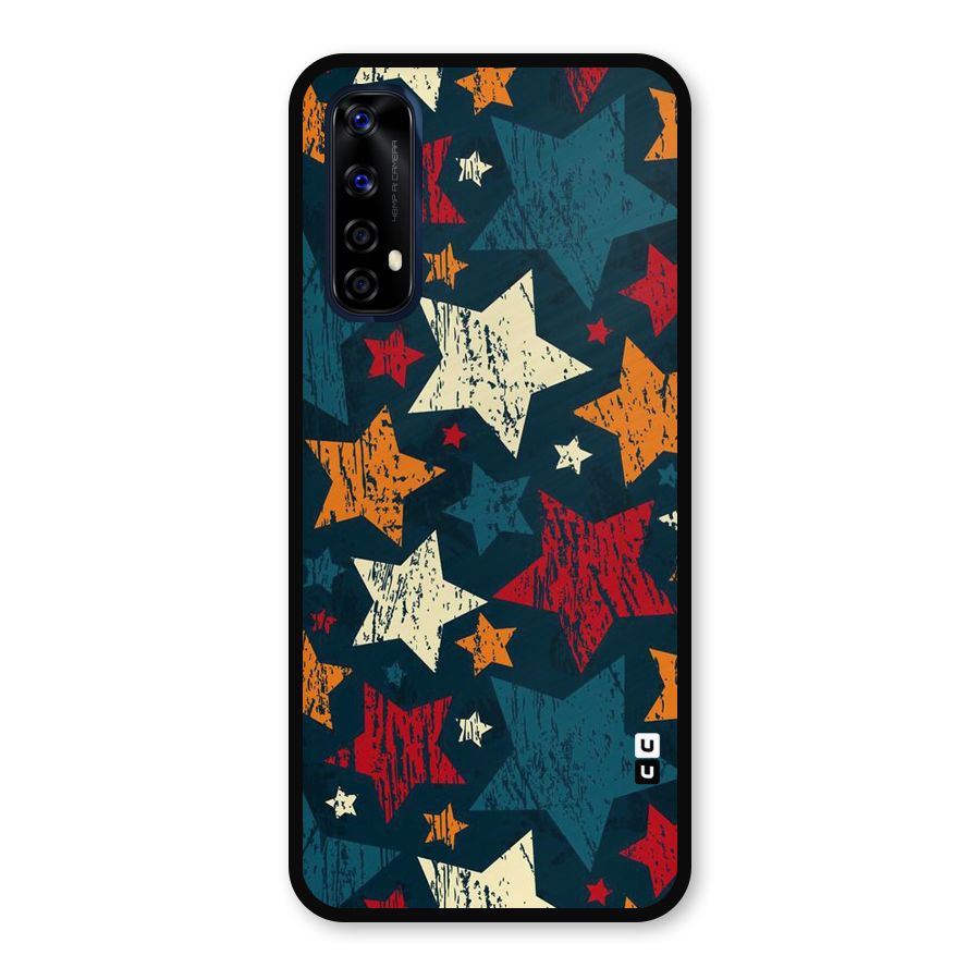 Rugged Star Design Metal Back Case for Realme Narzo 20 Pro