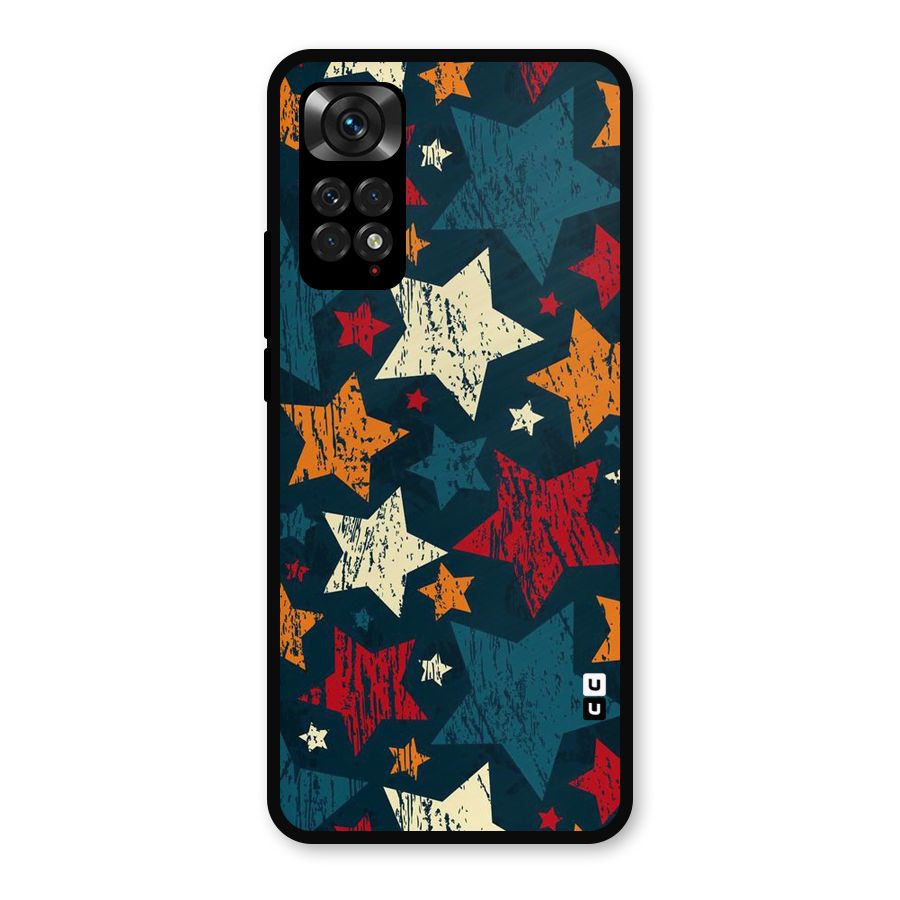 Rugged Star Design Metal Back Case for Redmi Note 11s