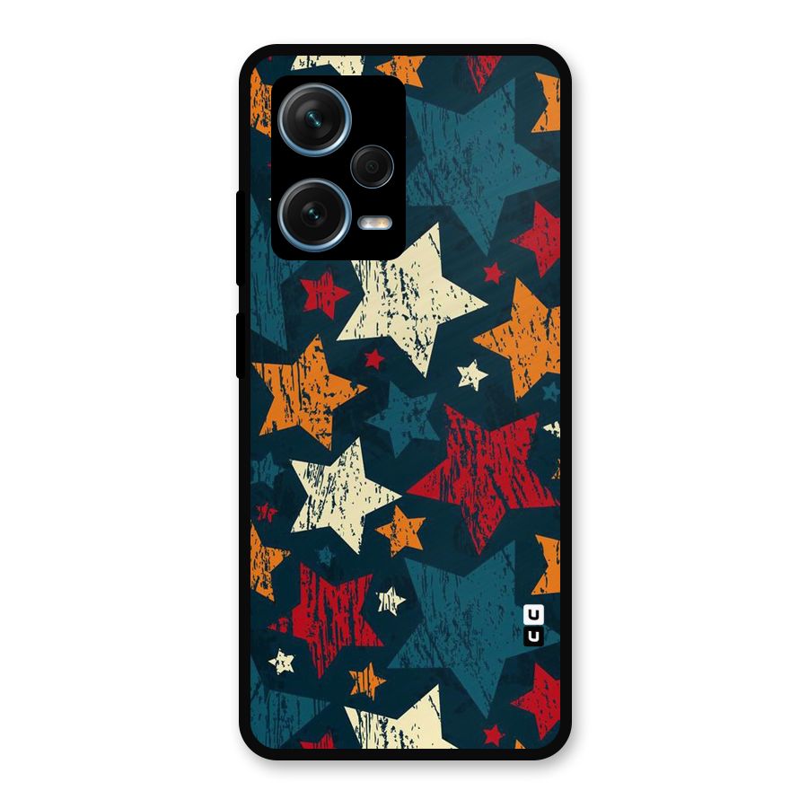 Rugged Star Design Metal Back Case for Redmi Note 12 Pro Plus 5G